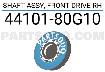 Suzuki 4410180G10 SHAFT ASSY, FRONT DRIVE RH