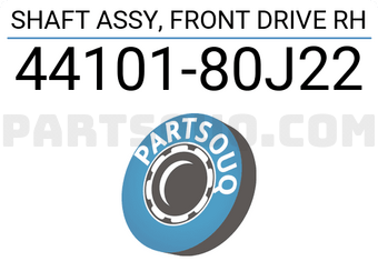 Suzuki 4410180J22 SHAFT ASSY, FRONT DRIVE RH