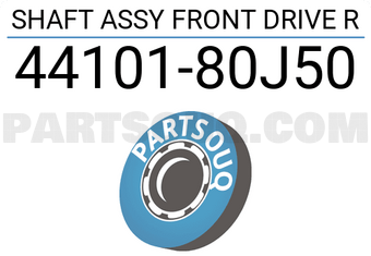 Suzuki 4410180J50 SHAFT ASSY FRONT DRIVE R