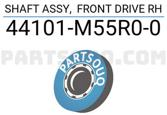 Suzuki 44101M55R00 SHAFT ASSY, FRONT DRIVE RH