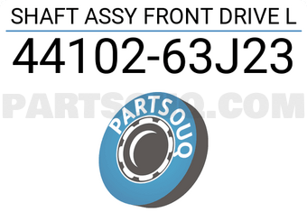 Suzuki 4410263J23 SHAFT ASSY FRONT DRIVE L