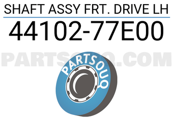 Suzuki 4410277E00 SHAFT ASSY FRT. DRIVE LH