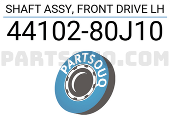 Suzuki 4410280J10 SHAFT ASSY, FRONT DRIVE LH