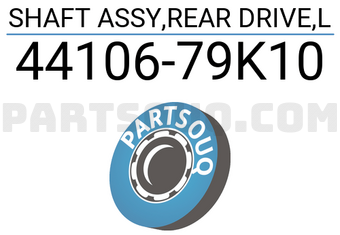 Suzuki 4410679K10 SHAFT ASSY,REAR DRIVE,L