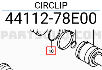 Suzuki 4411278E00 CIRCLIP