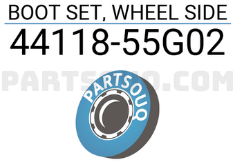 Suzuki 4411855G02 BOOT SET, WHEEL SIDE
