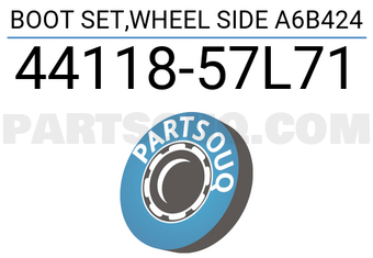 Suzuki 4411857L71 BOOT SET,WHEEL SIDE A6B424