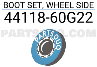Suzuki 4411860G22 BOOT SET, WHEEL SIDE