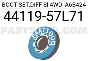 Suzuki 4411957L71 BOOT SET,DIFF SI 4WD A6B424