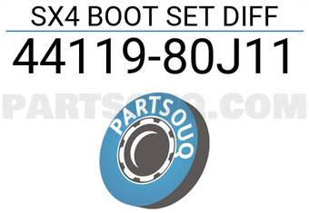 Suzuki 4411980J11 SX4 BOOT SET DIFF