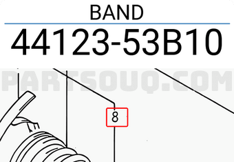 Suzuki 4412353B10 BAND