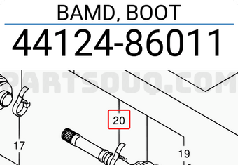 Suzuki 4412486011 BAMD, BOOT