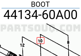 Suzuki 4413460A00 BOOT