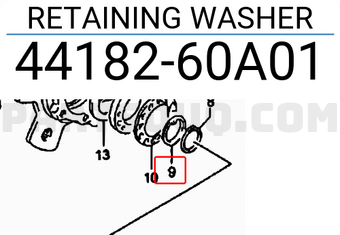 Suzuki 4418260A01 RETAINING WASHER