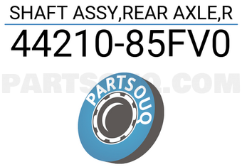 Suzuki 4421085FV0 SHAFT ASSY,REAR AXLE,R