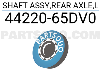 Suzuki 4422065DV0 SHAFT ASSY,REAR AXLE,L
