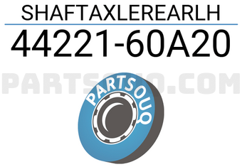Suzuki 4422160A20 SHAFTAXLEREARLH