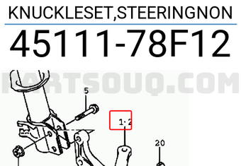 Suzuki 4511178F12 KNUCKLESET,STEERINGNON
