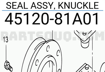 Suzuki 4512081A01 SEAL ASSY, KNUCKLE