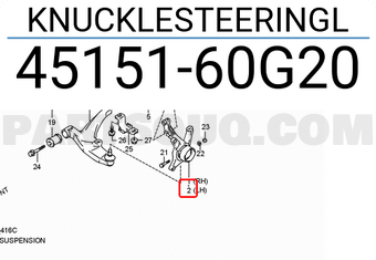 Suzuki 4515160G20 KNUCKLESTEERINGL