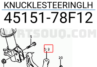 Suzuki 4515178F12 KNUCKLESTEERINGLH