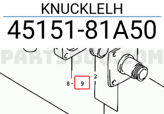 Suzuki 4515181A50 KNUCKLELH