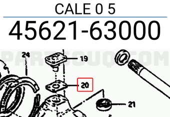 Suzuki 4562163000 CALE 0 5