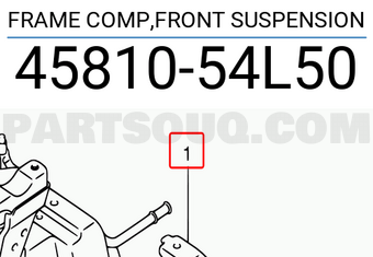 Suzuki 4581054L50 FRAME COMP,FRONT SUSPENSION
