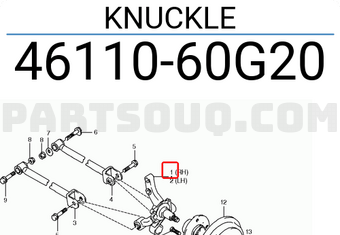 Suzuki 4611060G20 KNUCKLE