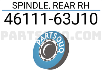 Suzuki 4611163J10 SPINDLE, REAR RH
