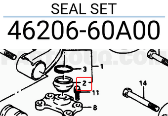 Suzuki 4620660A00 SEAL SET