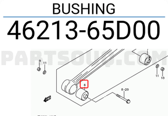 Suzuki 4621365D00 BUSHING