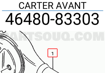 Suzuki 4648083303 CARTER AVANT