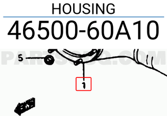 Suzuki 4650060A10 HOUSING