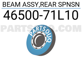 Suzuki 4650071L10 BEAM ASSY,REAR SPNSN