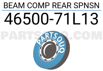 Suzuki 4650071L13 BEAM COMP REAR SPNSN