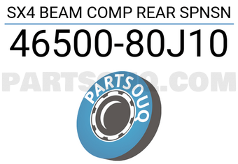 Suzuki 4650080J10 SX4 BEAM COMP REAR SPNSN