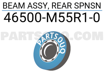 Suzuki 46500M55R10 BEAM ASSY, REAR SPNSN