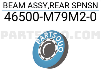 Suzuki 46500M79M20 BEAM ASSY,REAR SPNSN