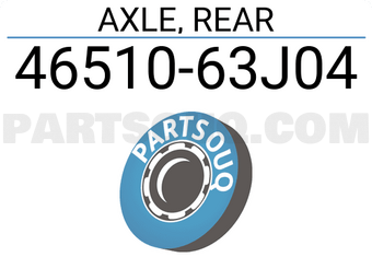 Suzuki 4651063J04 AXLE, REAR