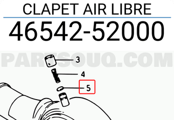 Suzuki 4654252000 CLAPET AIR LIBRE