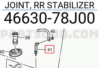 Suzuki 4663078J00 JOINT, RR STABILIZER