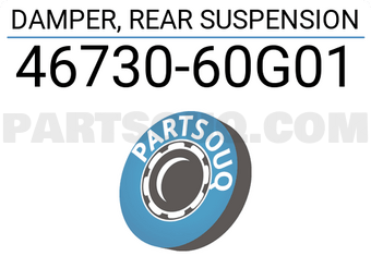 Suzuki 4673060G01 DAMPER, REAR SUSPENSION