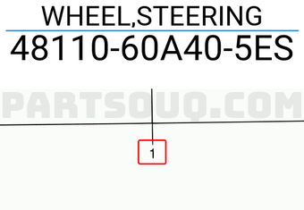 Suzuki 4811060A405ES WHEEL,STEERING