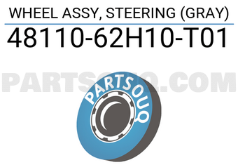 Suzuki 4811062H10T01 WHEEL ASSY, STEERING (GRAY)
