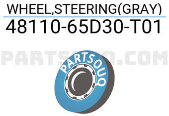 Suzuki 4811065D30T01 WHEEL,STEERING(GRAY)