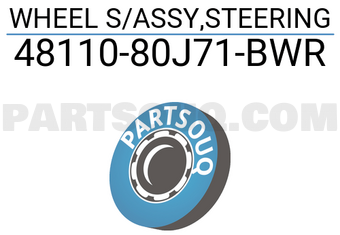 Suzuki 4811080J71BWR WHEEL S/ASSY,STEERING