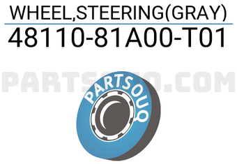 Suzuki 4811081A00T01 WHEEL,STEERING(GRAY)