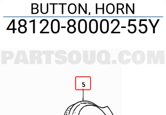 Suzuki 481208000255Y BUTTON, HORN
