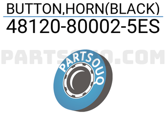 Suzuki 48120800025ES BUTTON,HORN(BLACK)